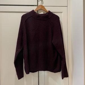Free People Maroon Sweater